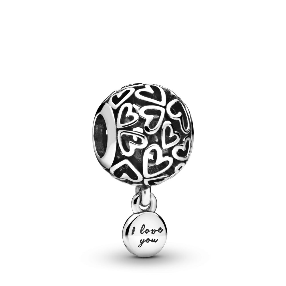 Openwork Love Hearts Charm – Graziella Fine Jewellery