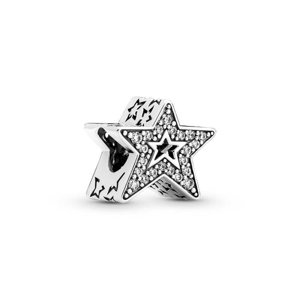 Pandora Sparkling Shooting Star Charm, Fashion Charms