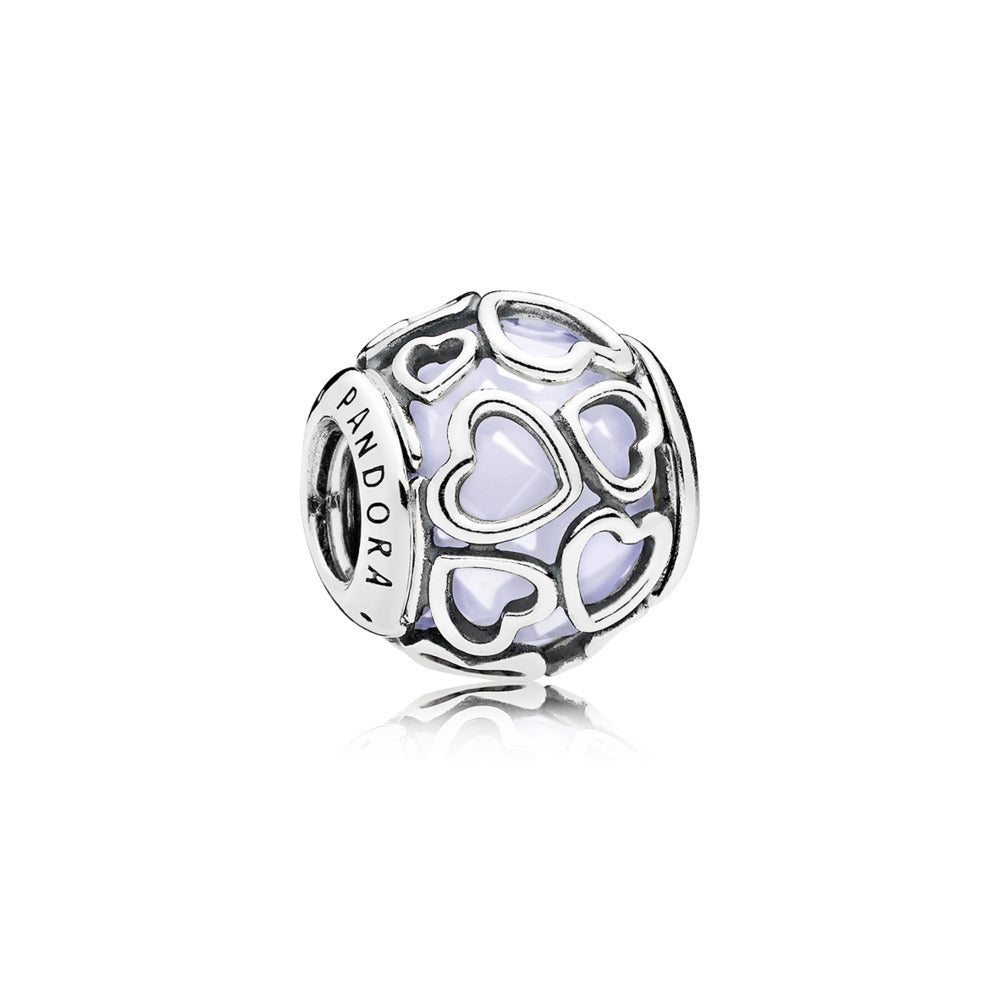 Pandora encased in love white retailer crystal charm