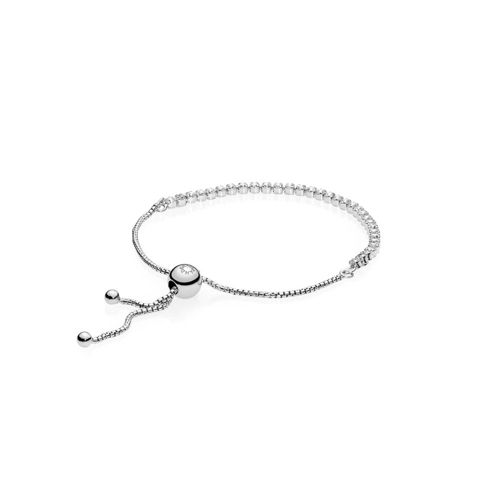 Sparkling Slider Tennis Bracelet