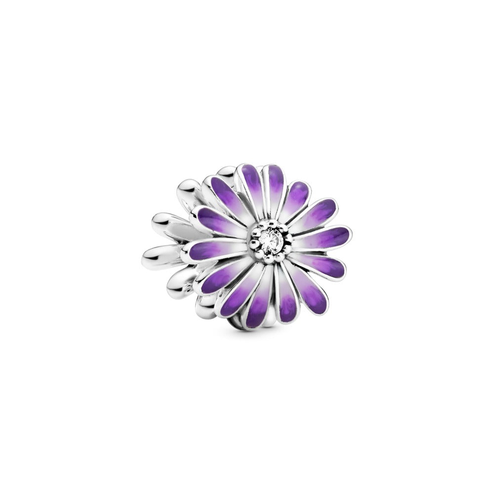 Openwork purple on sale daisy charm