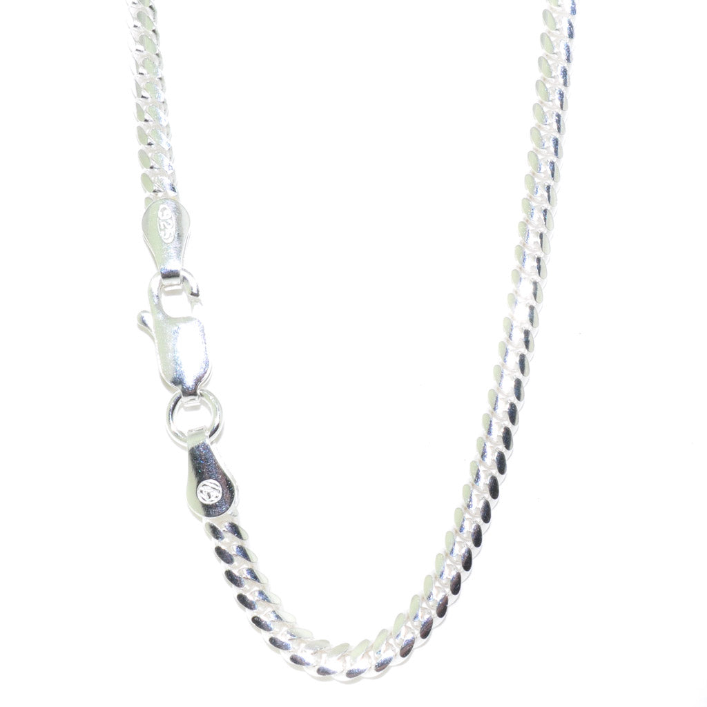 Sterling Silver 2mm Curb Link Chain 18