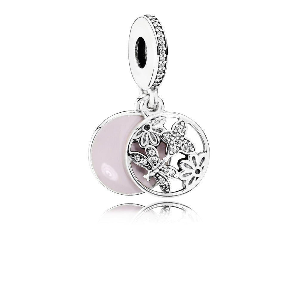 Pandora Pink Family Tree & Heart Dangle Charm: Precious Accents, Ltd.