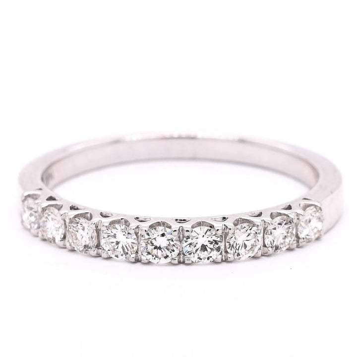 14KT White Gold 0.40CTW Diamond Wedding Band.