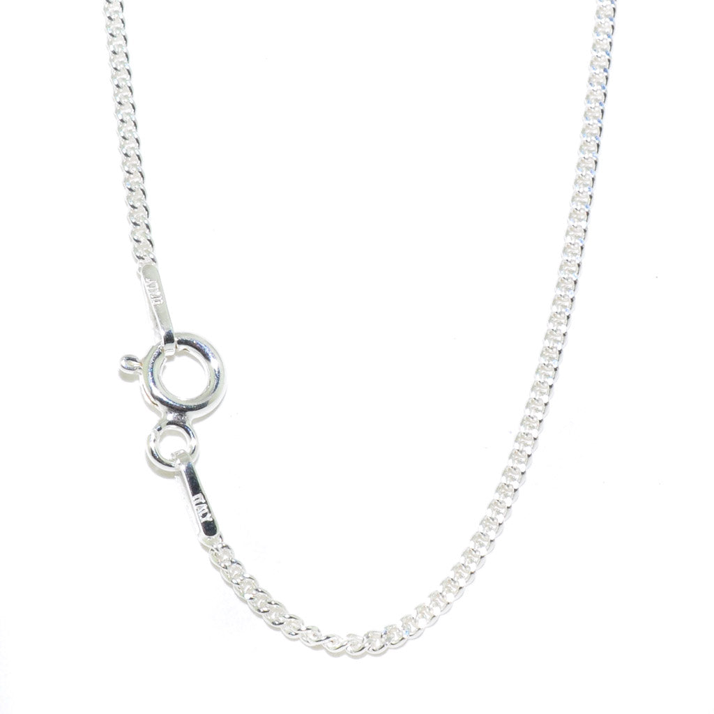 Sterling Silver 24" 2mm Curb Chain.