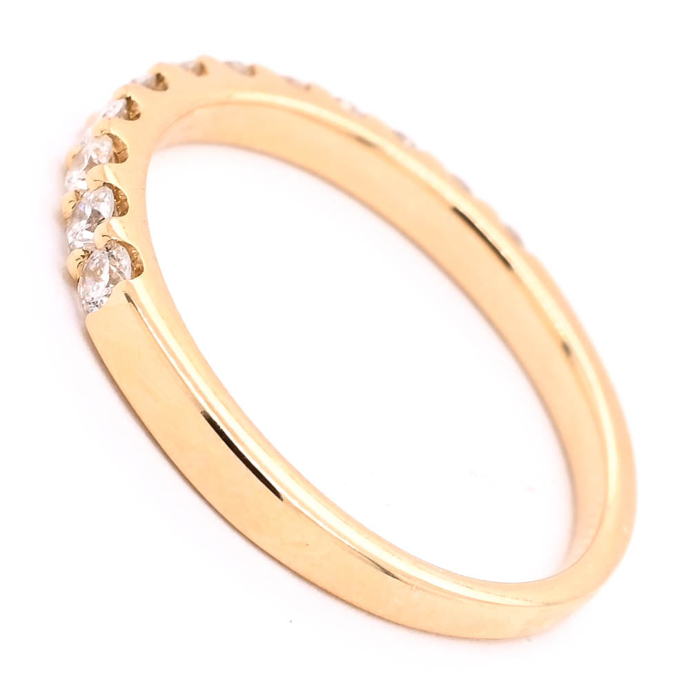 14KT Yellow Gold 0.51CTW Diamond Band.