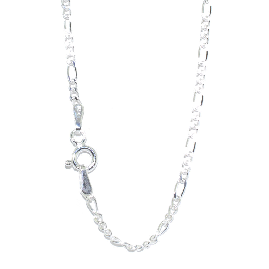 Sterling Silver 20" 1.5MM Figaro Chain.