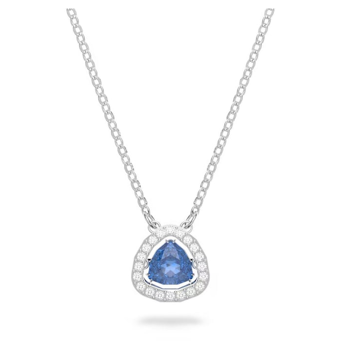 Swarovski Millenia necklace Blue, Rhodium plated.