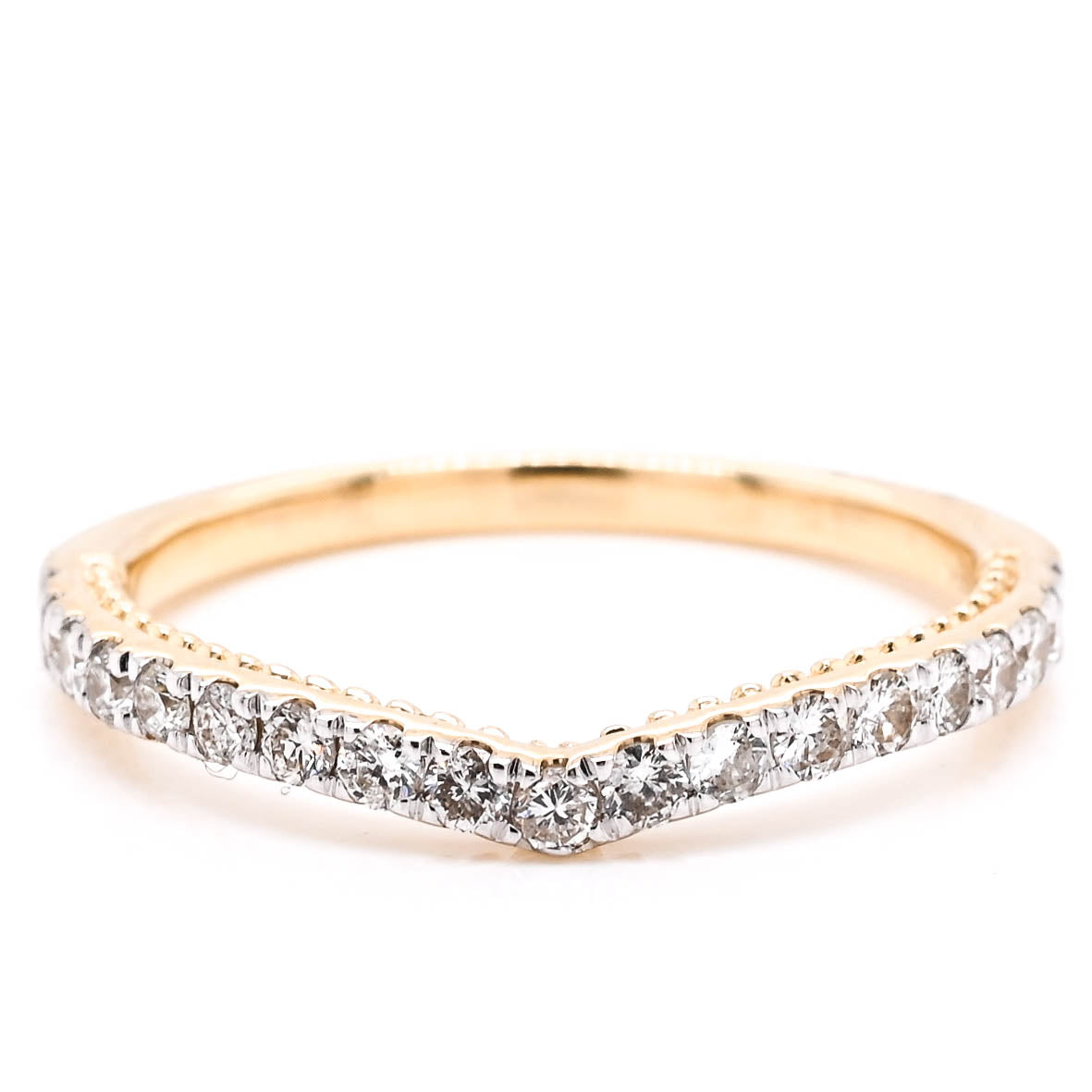 Fine diamond 2025 wedding band