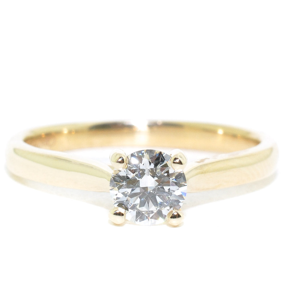 Graziella Originals Diamond Engagement Ring - 0.50CT  GIA Certified VS2-F Centre Diamond