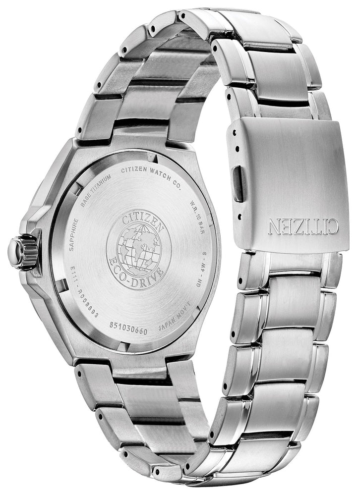 Citizen Super Titanium 43MM Eco-Drive Watch. BM7431-51L