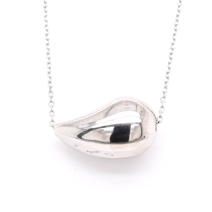 Sterling Silver 18" Tear Drop Necklace.