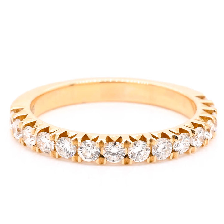 14KT Yellow Gold 0.42CTW Diamond Wedding Band.