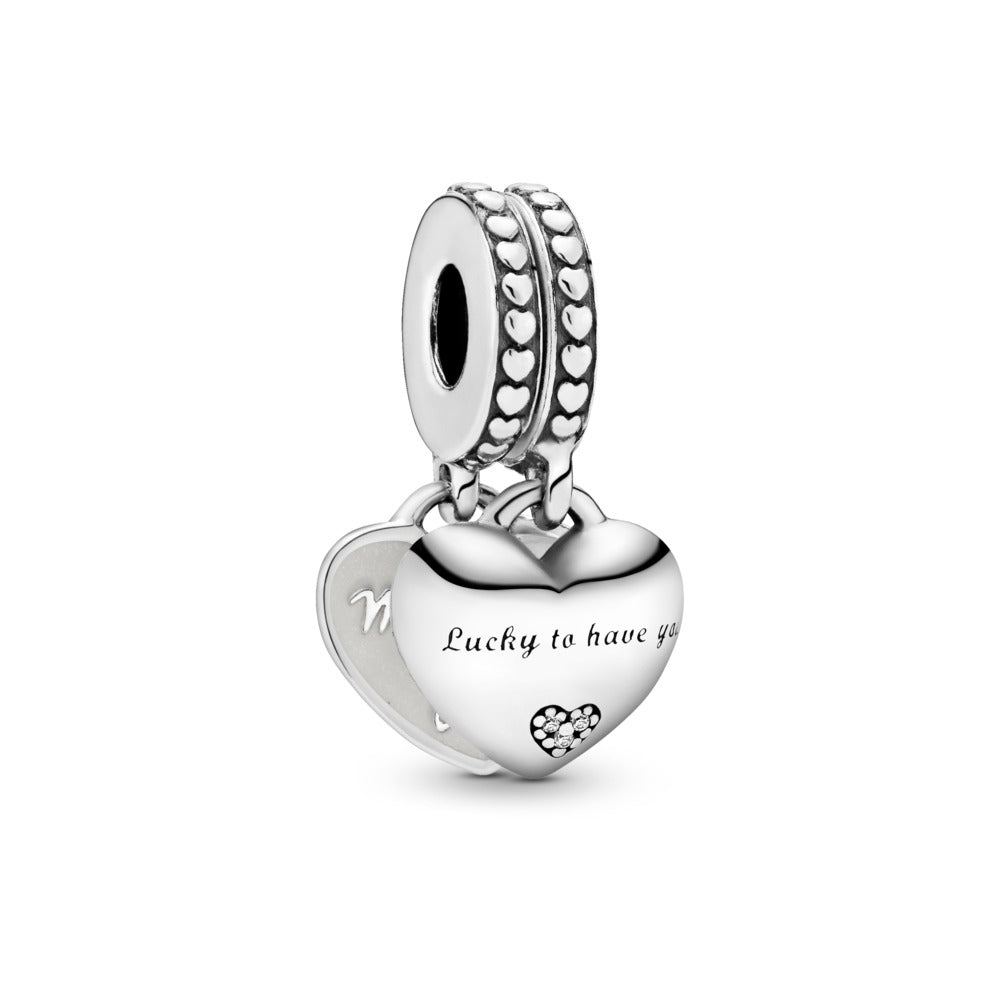 Pandora Daughter- & Mother in Law Split Dangle Charm