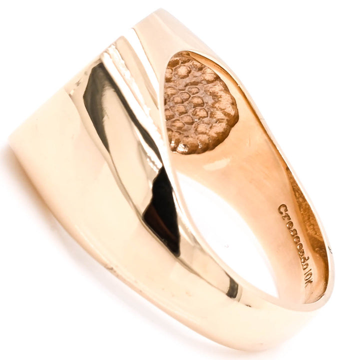 10KT Yellow Gold Masonic Ring.