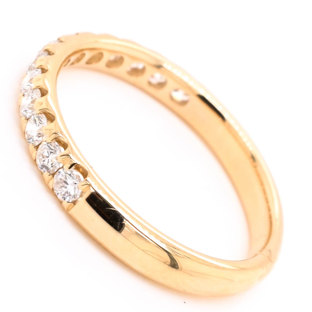 14KT Yellow Gold 0.43CTW diamond Wedding Band.