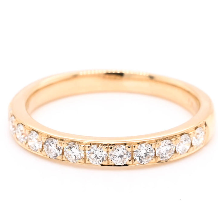 14KT Yellow Gold 0.40CTW Diamond Wedding Band.