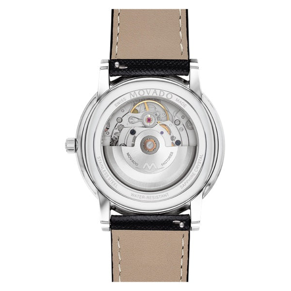 Movado Museum Classic 40mm Swiss Automatic Watch. 0607565.