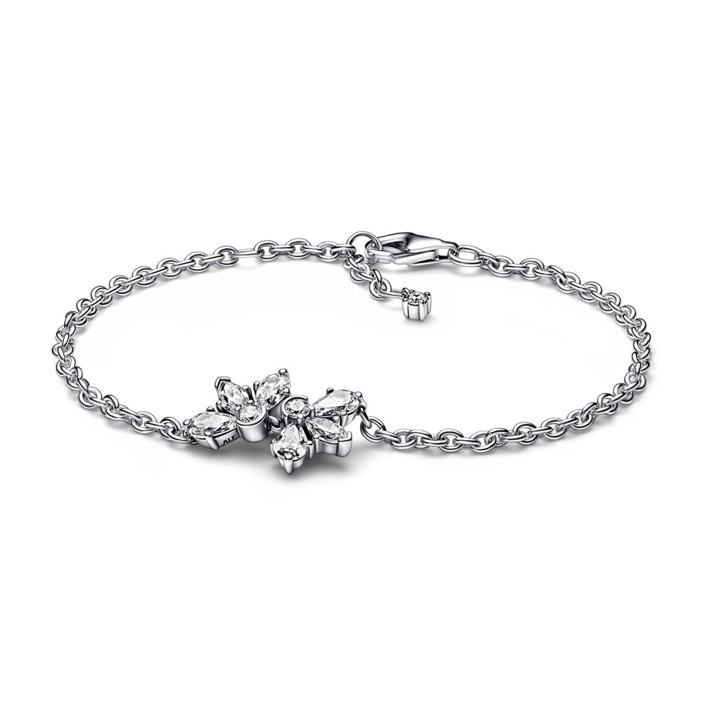 Sparkling Herbarium Cluster Chain Bracelet