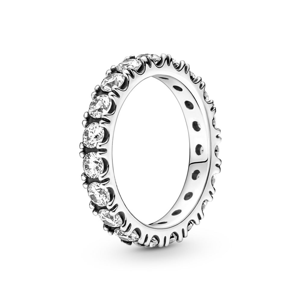 Sparkling Row Eternity Ring