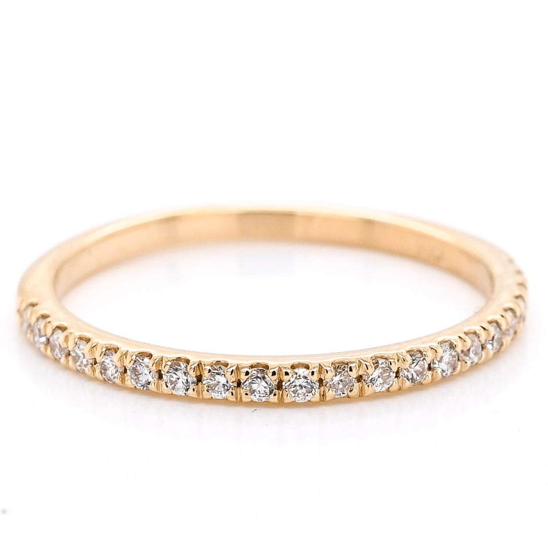 Graziella Originals 14KT Yellow Gold 0.30CTW SI F-G Diamond Wedding Band.