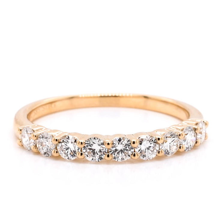 14KT Yellow Gold 0.70CTW Diamond Wedding Band.