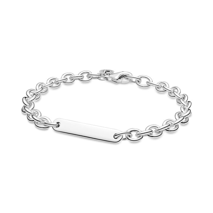 Engravable Bar Link Bracelet