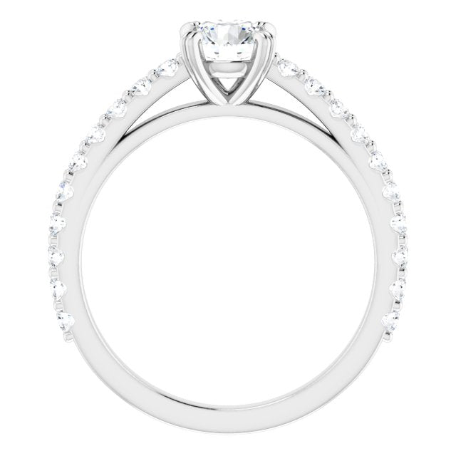 Graziella Originals Diamond Engagement Ring. 0.90CTW SI2-F Colour Center Diamond.