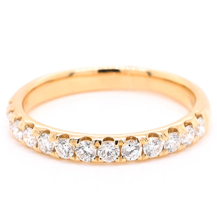 14KT Yellow Gold 0.43CTW diamond Wedding Band.