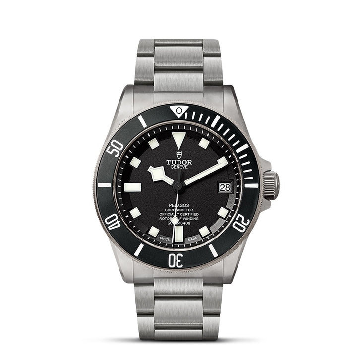 Tudor Pelagos Watch - M25600TN-0001 - Ceramic matt black disc, Titanium bracelet