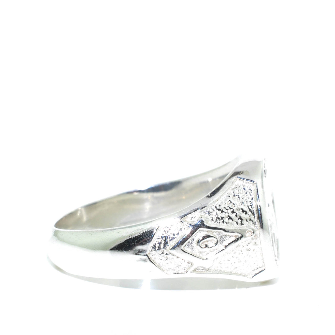 Sterling Silver Masonic Ring.