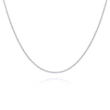 Tiffanys Sterling Silver 24' Rolo chain