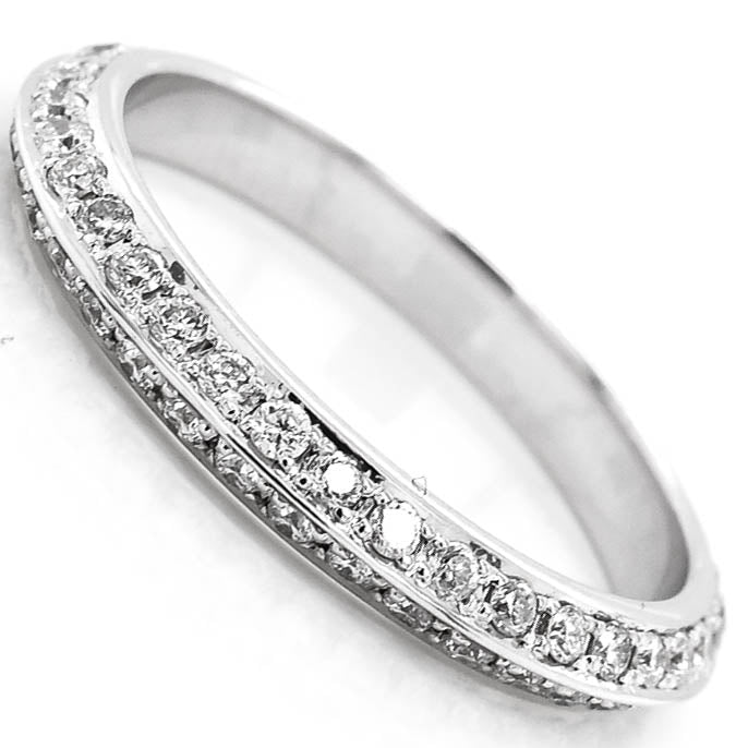 14KT White Gold 0.42CTW SI F-G Colour Diamond Eternity Wedding Band.