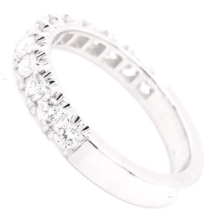 14KT White Gold 0.70CTW Diamond Wedding Band.