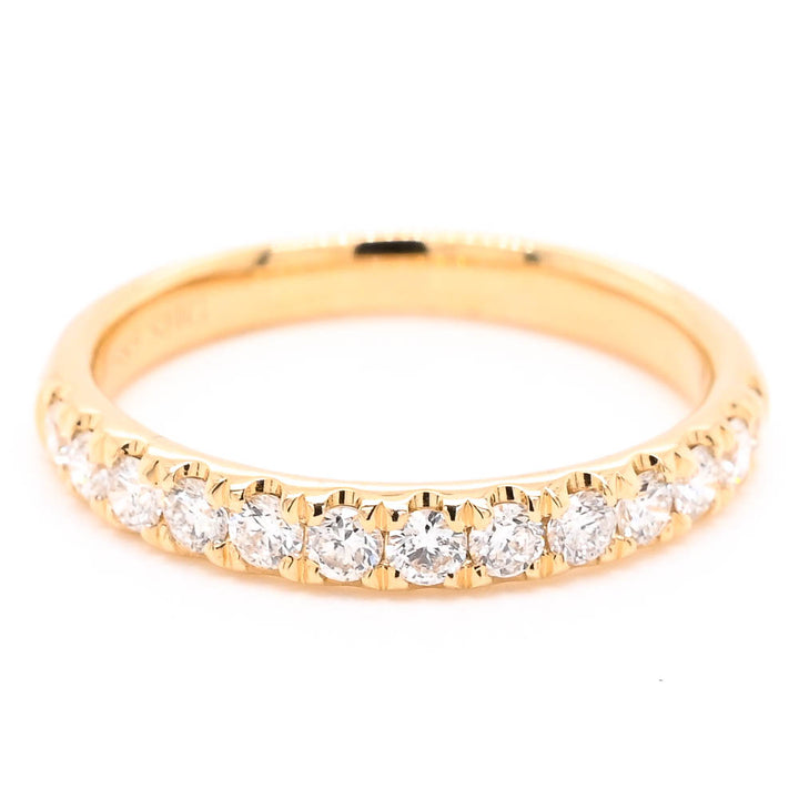 14KT Yellow Gold 0.45CTW Diamond Wedding Band.