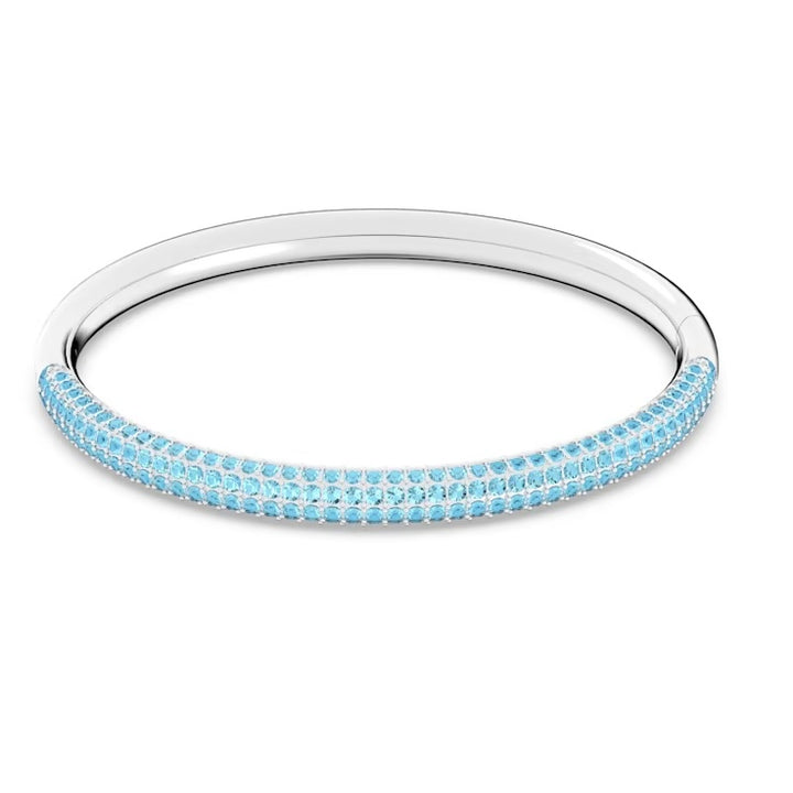 Swarovski Stone bangle Blue, Stainless steel.