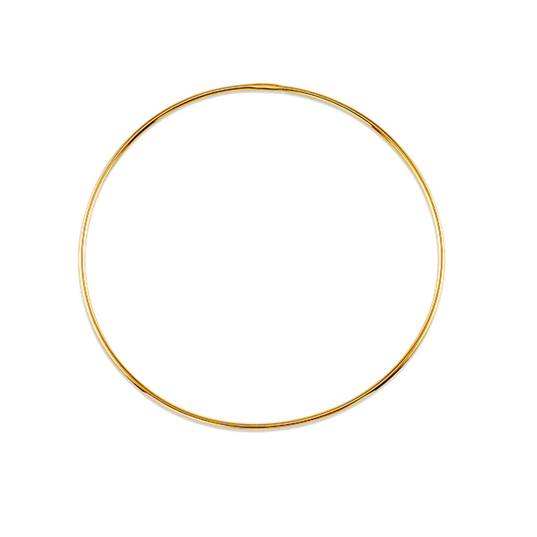 10KT Yellow Gold 25MM Hoop Earrings.