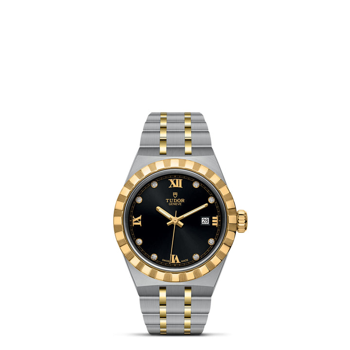 Tudor Royal Watch - M28303-0005 - 28mm steel case, Diamond-set dial