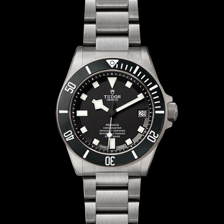 Tudor Pelagos Watch - M25600TN-0001 - Ceramic matt black disc, Titanium bracelet