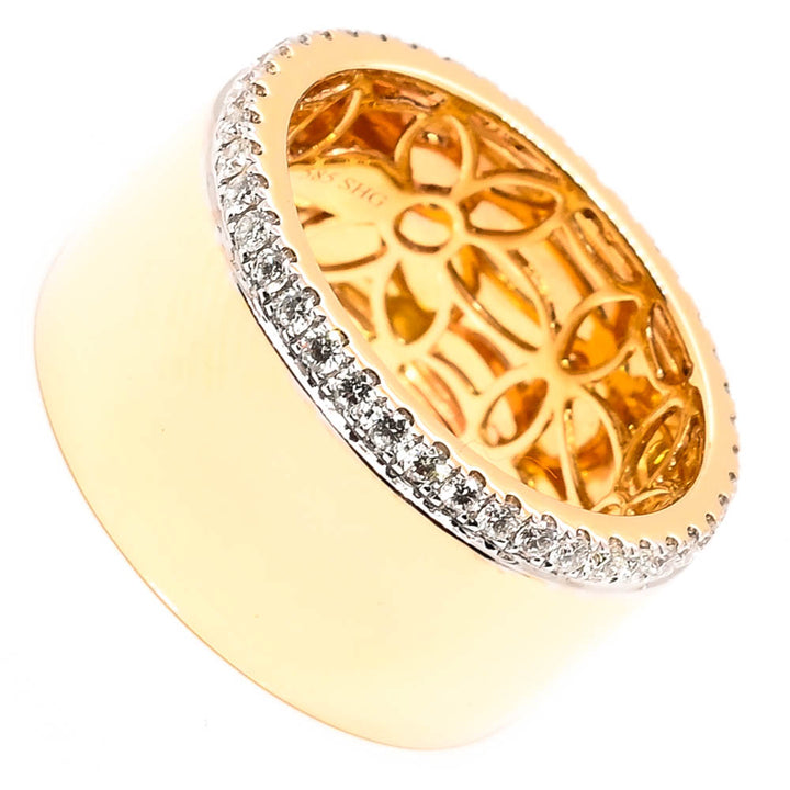 14KT Yellow Gold 0.48CTW Diamond Celebration Ring.