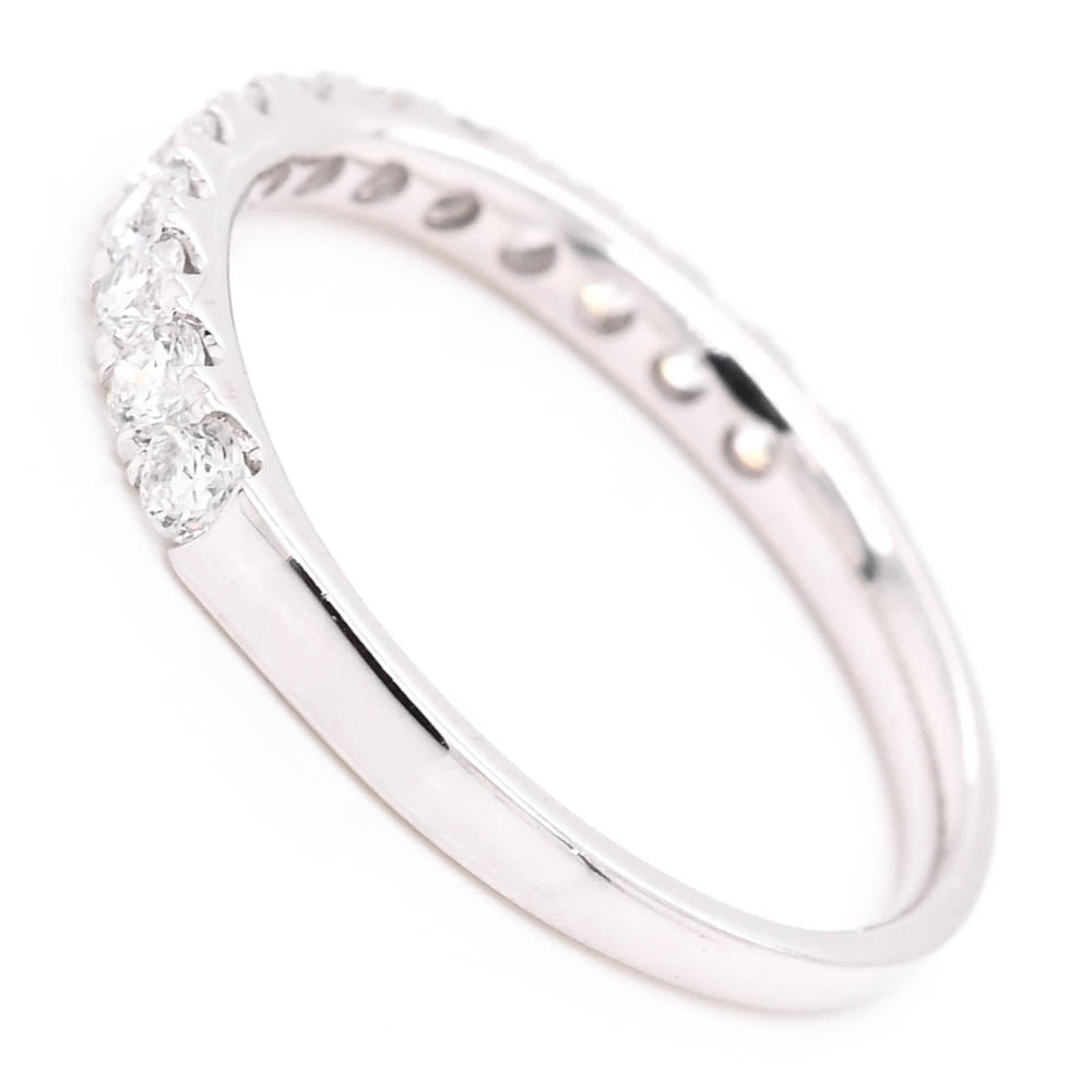 14KT White Gold 0.51CTW Diamond Wedding Band.