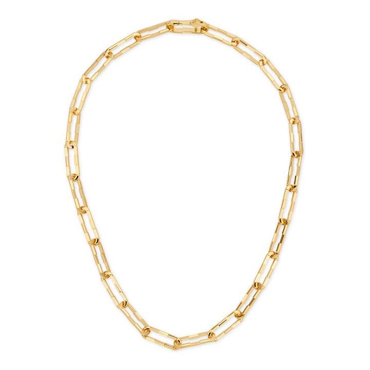 Gucci 18KT Yellow Gold 16.5" Link To Love Necklace.