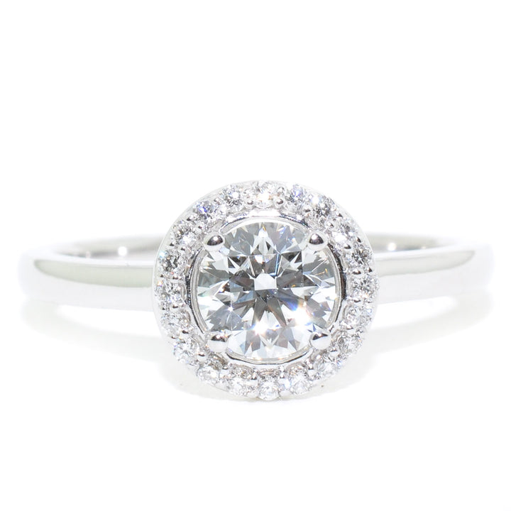 Graziella Originals Diamond Engagement Ring - 0.70CTW  GIA Certified SI1-F Centre Diamond