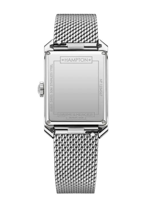 Silver square online watch