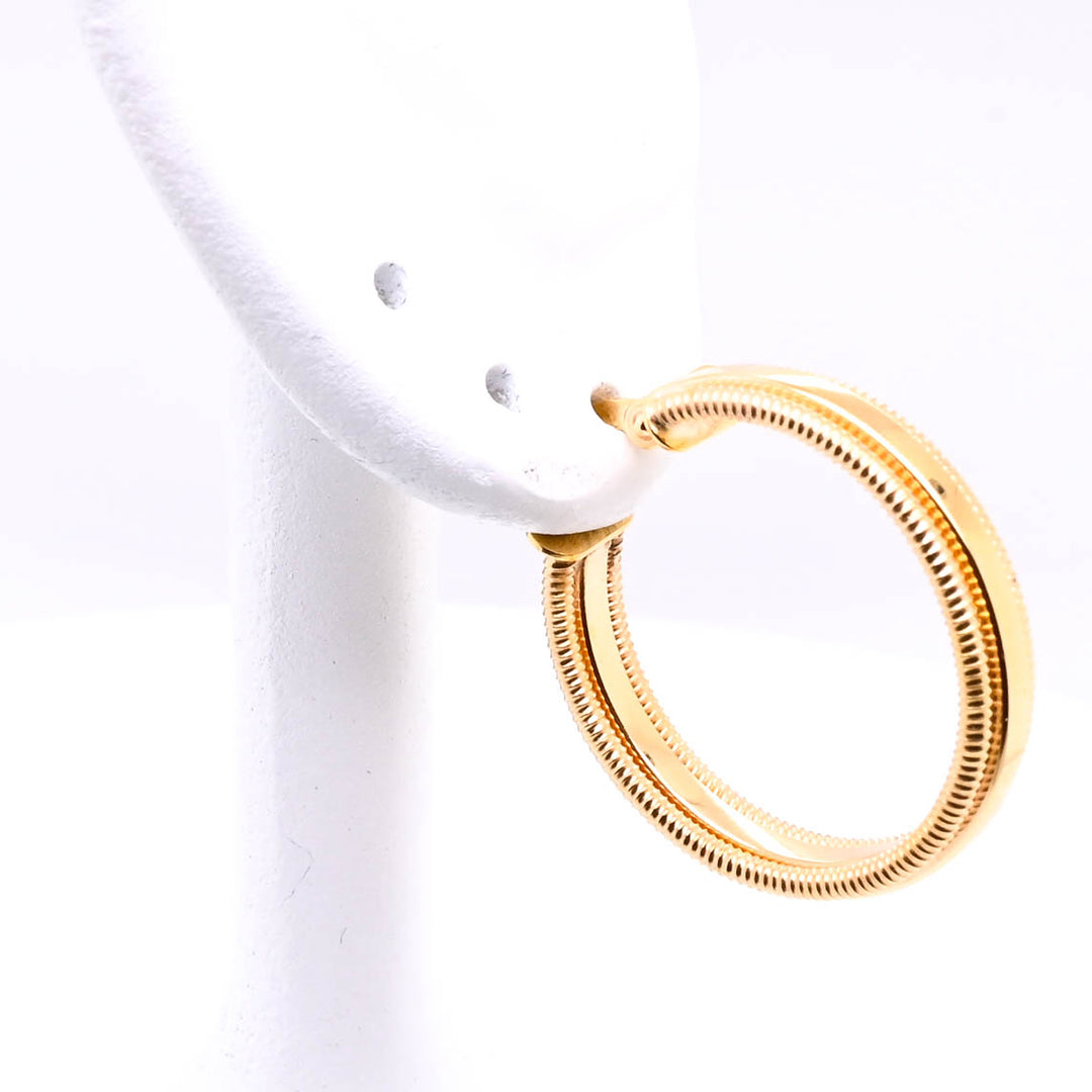 10KT Yellow Gold Small Hoop Earrings.