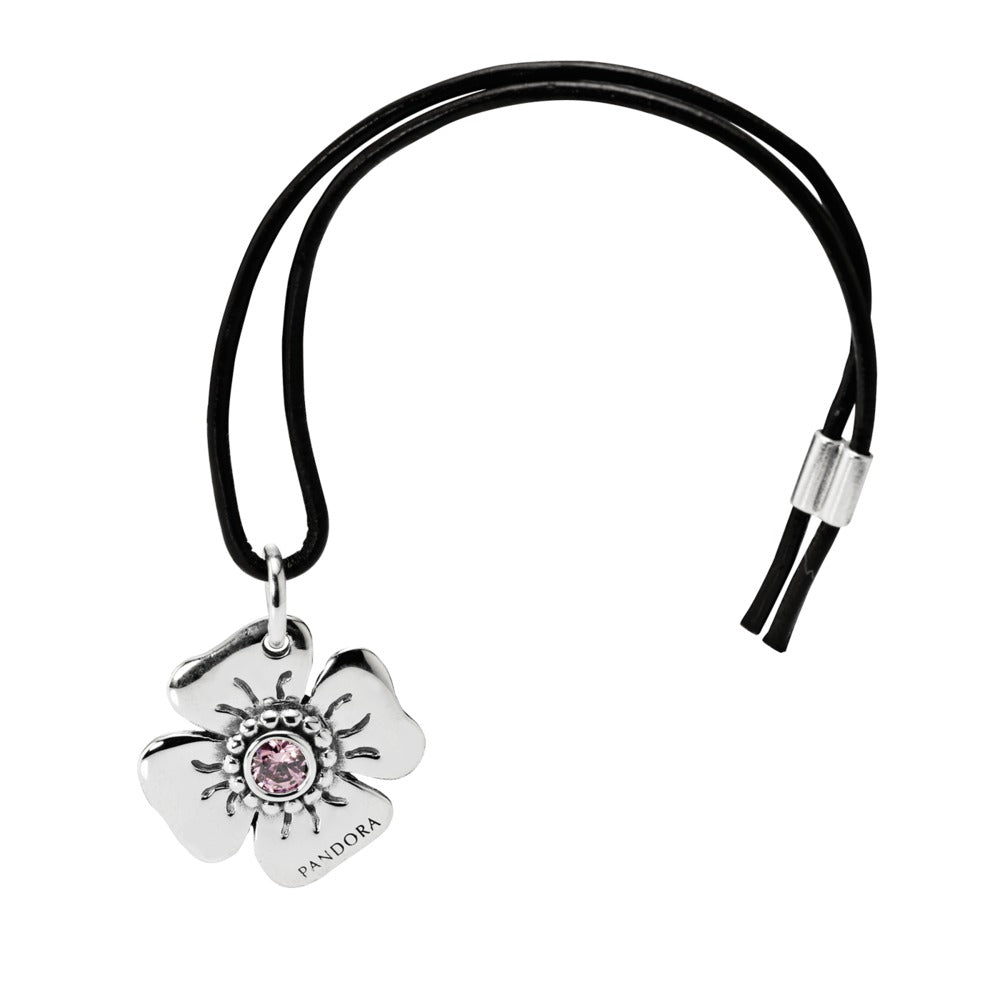 daisy, clasp opener, pink cz