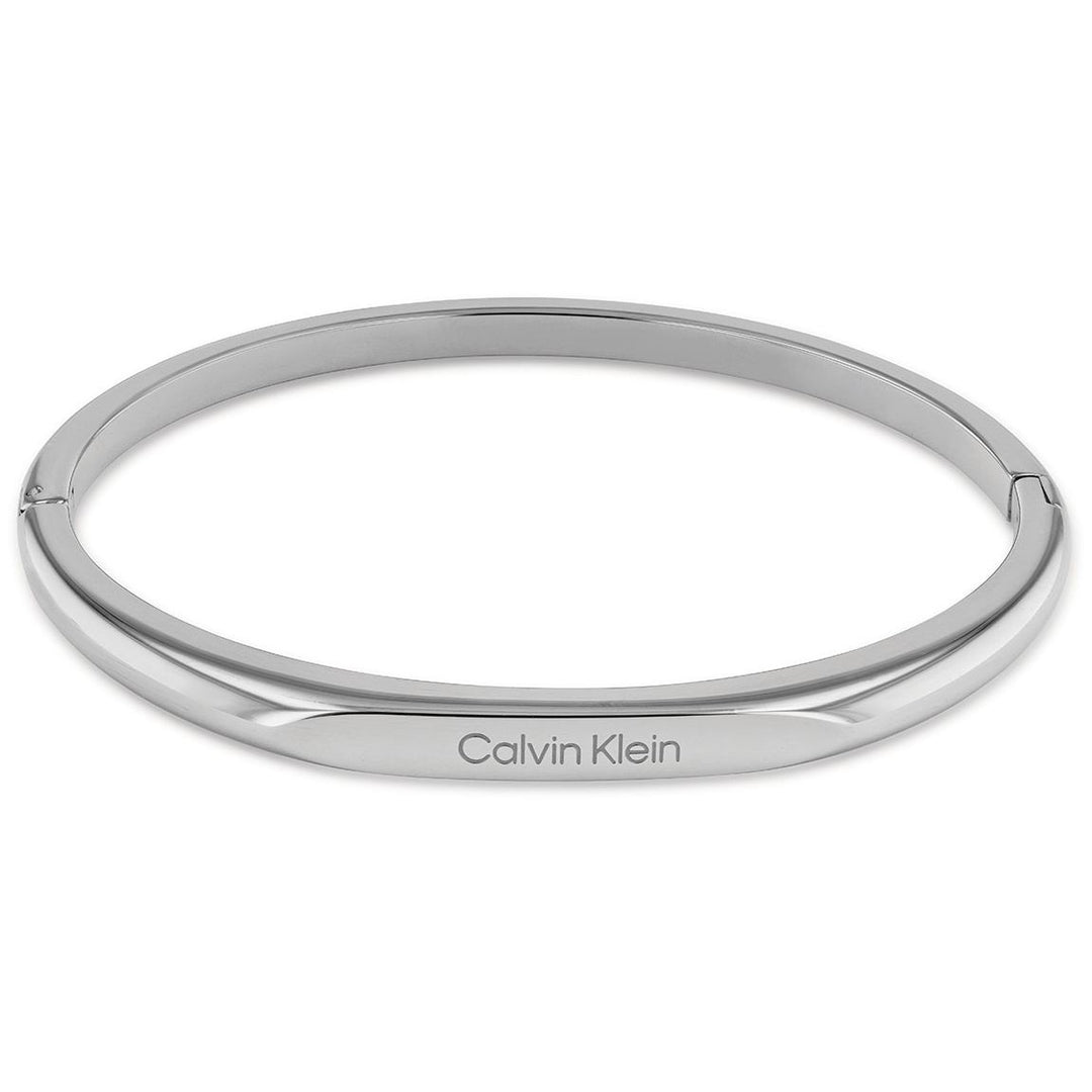 Calvin Klein Stainless Steel Hinged Bangle.