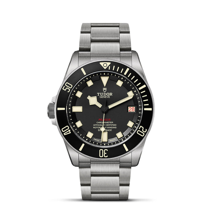 Tudor Pelagos LHD Watch - M25610TNL-0001 - Ceramic matt black disc, Titanium bracelet