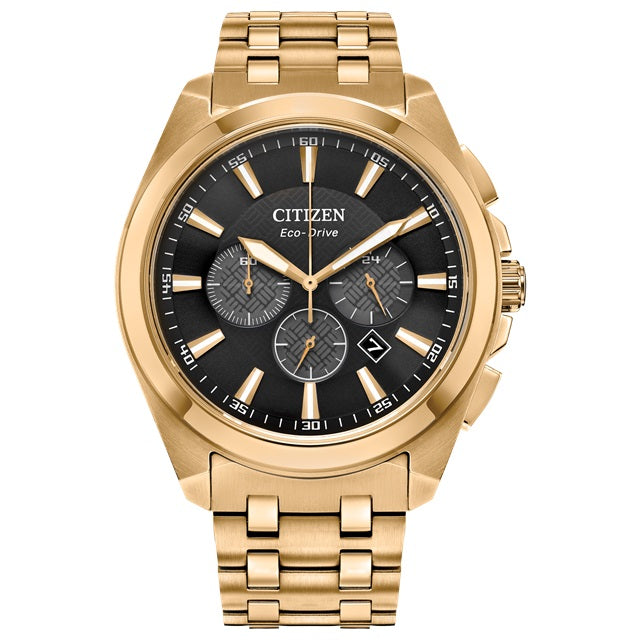 Citizen Peyton 41MM Chronograph Eco-Drive Watch. CA4512-50E

Black/S