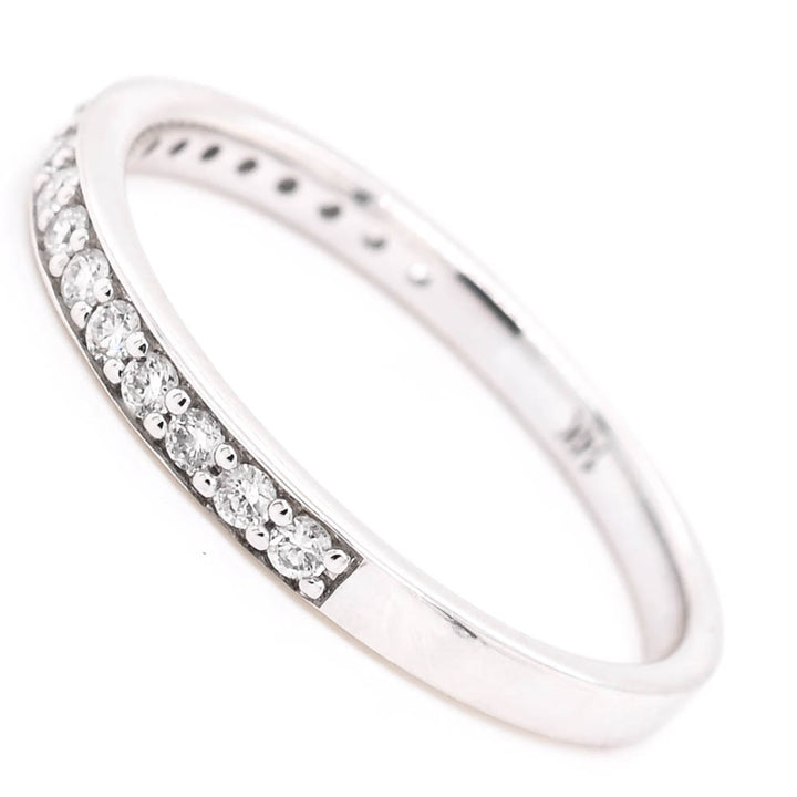 14KT White Gold 0.25CTW Diamond Wedding Band.